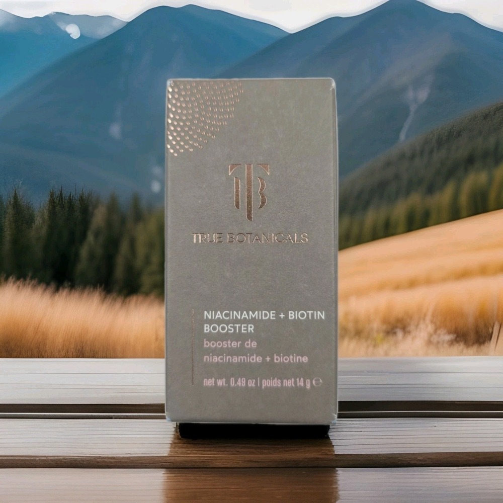 True Botanicals Niacinamide + Biotin Booster 0.49 oz NIB FULL SIZE MSRP $95